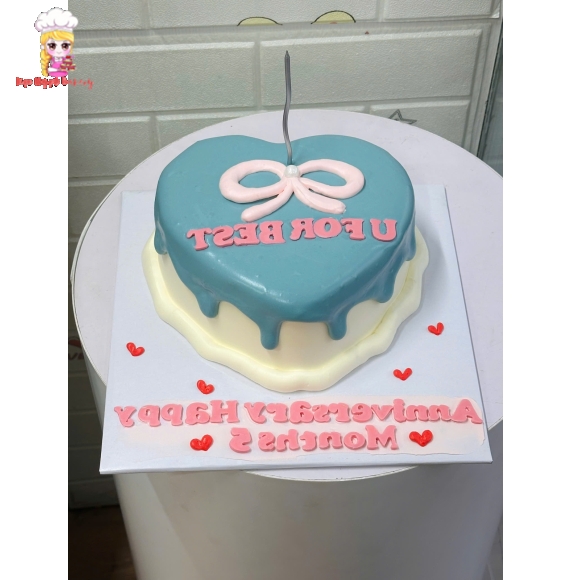 Bánh kem lật chữ siêu hot tại Kẹo Ngọt