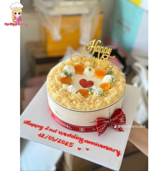 Bánh bông lan trứng muối tặng bạn bè