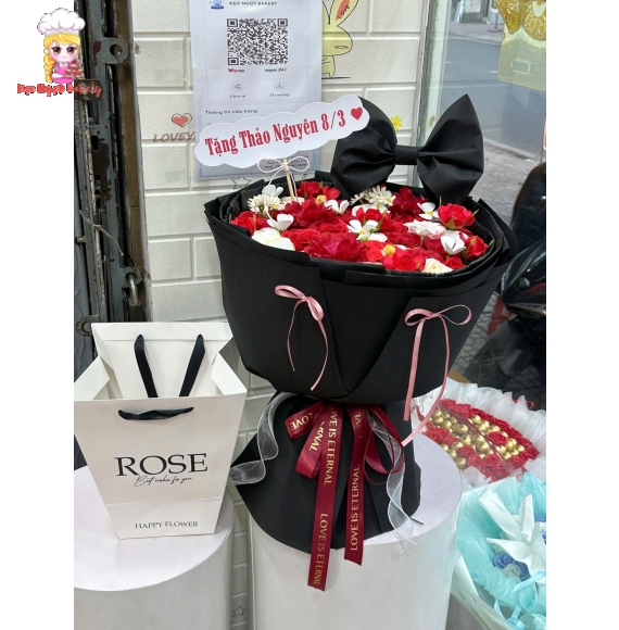 Mẫu hoa sáp siêu hot tặng em 