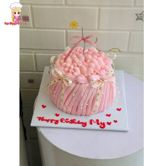 Bánh kem tone hồng tặng người yêu siêu hot