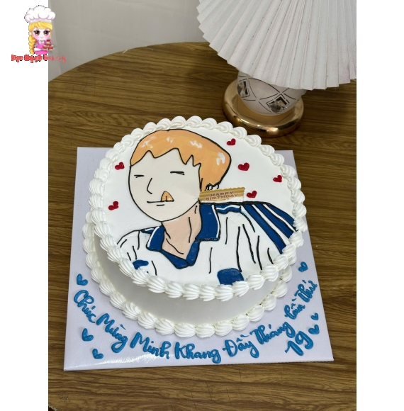 Bánh kem sinh nhật tặng bạn làm theo yêu cầu 