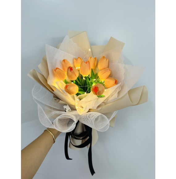 Bó hoa tulip mini