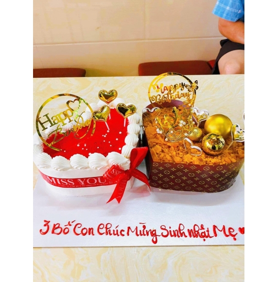 Bánh kem kết hợp bông Lan trứng muối