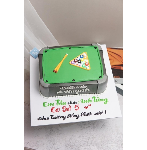 Bánh Kem mẫu billiards