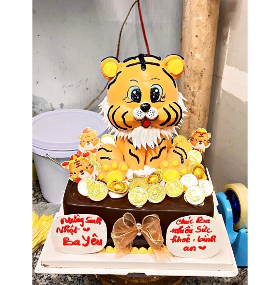 Bánh Kem bé hổ ngộ nghĩnh mẫu