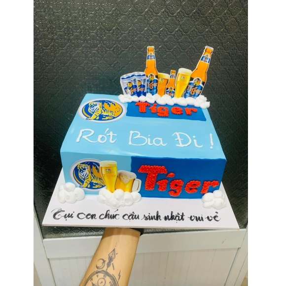 Bánh Kem mẫu thùng bia tiger