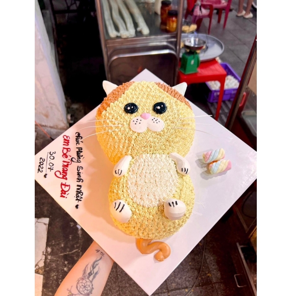 Bánh kem mẫu mèo con