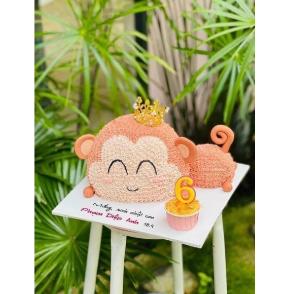 Bánh Kem sinh nhật hình con khỉ