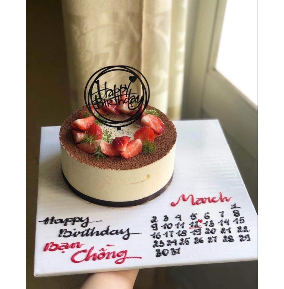 Tiramisu cacao tặng chồng