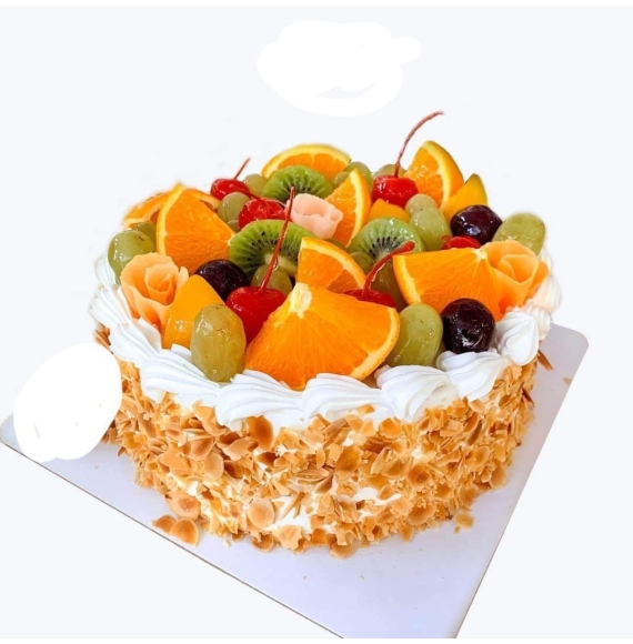 Bánh bắp phô mai hạnh nhân trái cây mẫu 01-02