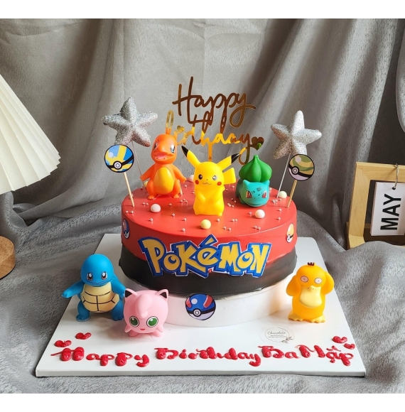 Bánh kem pokemon cho bé yêu