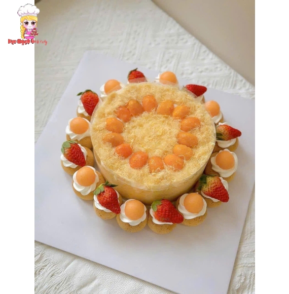 Bánh bông lan trứng muối ở tân phú