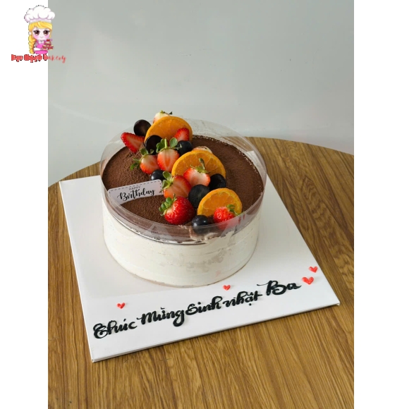 Bánh tiramisu tặng sinh nhật ba yêu 