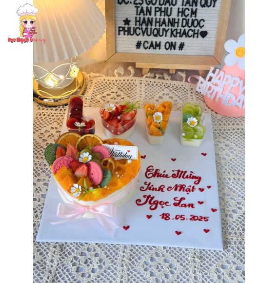 Bánh mousse tặng  vợ yêu