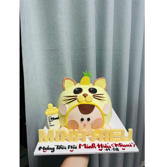 Bánh kem thôi nôi dành cho bé trai