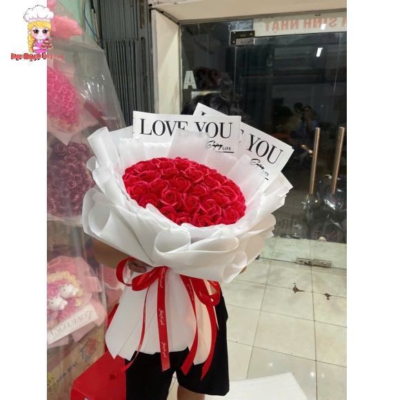 Bó hoa sáp tặng mẹ