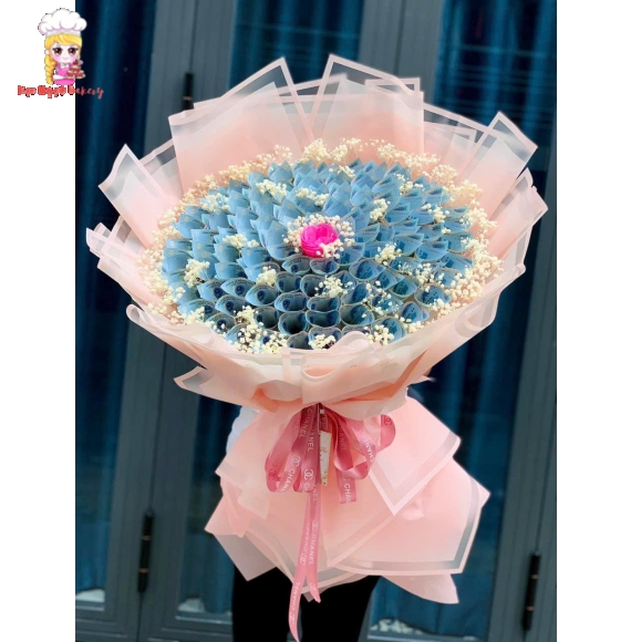 Bó hoa tiền tờ 20k gần đây