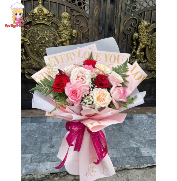 Bó hoa chúc mừng 20/10