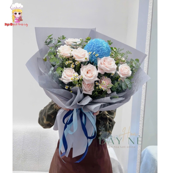 Bó hoa chúc mừng tặng bạn thân
