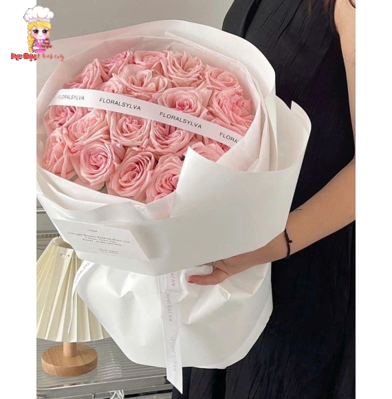Bó hồng phong cách hiện đại