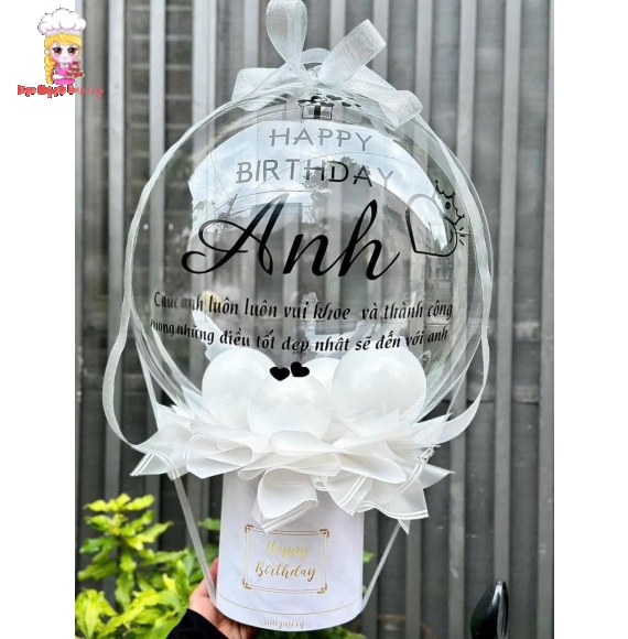 Bóng bay rút tiền tặng anh