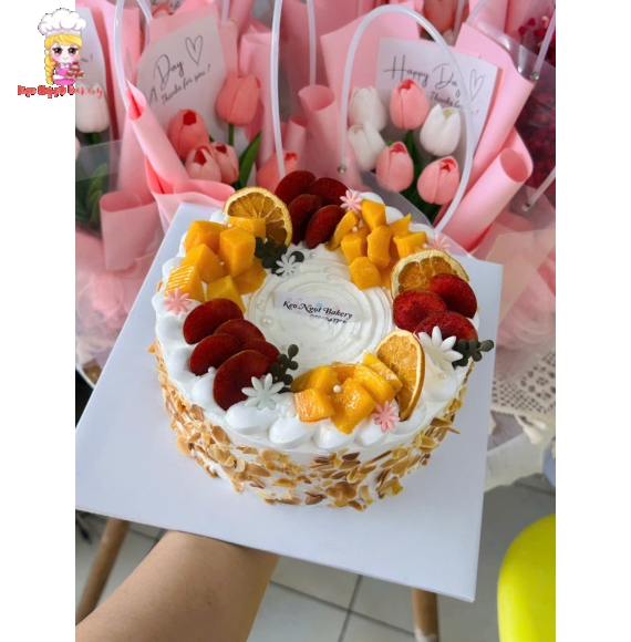 Bánh kem bắp tặng chồng yêu
