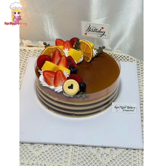 Bánh kem rau cau tặng sinh tại Ngon Nhất Bakery
