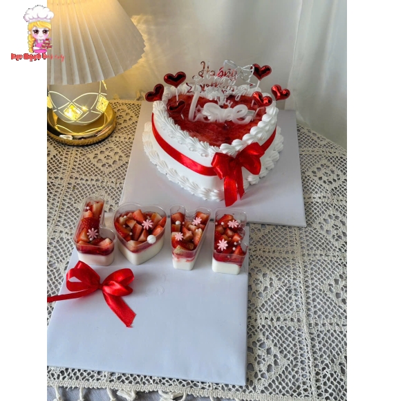 Sét bánh mousse và bánh kem