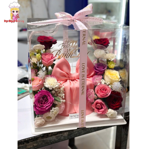 Hộp Bánh Nơ Fondant Luxury sang chảnh