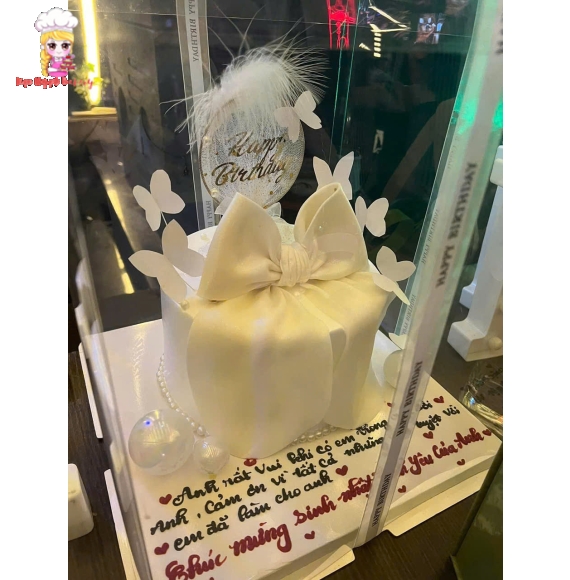 Hộp Bánh Nơ Fondant Luxury sang chảnh
