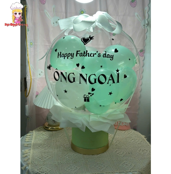 Bóng bay rút tiền tặng ba yêu