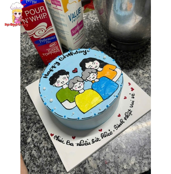Bánh sinh nhật chúc mừng ba
