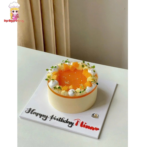 Bánh mousse chanh dây tặng bạn bè
