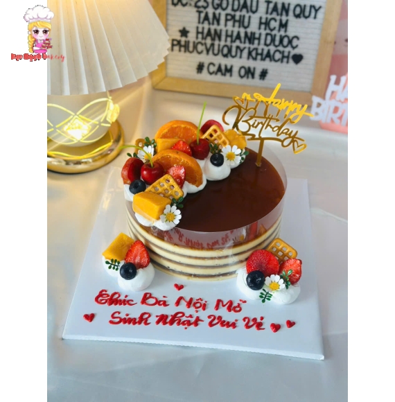 Mẫu bánh kem rau cau hot 2025 tại Kẹo Ngọt