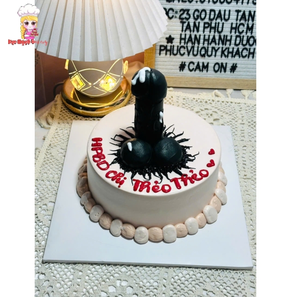 Bánh kem hài bựa dành cho bạn nữ