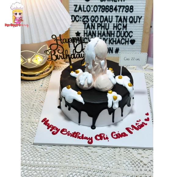 Bánh kem hài bựa dành cho bạn nam
