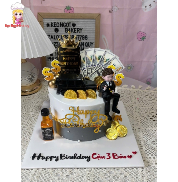 Mẫu bánh kem đẹp tặng cho bố