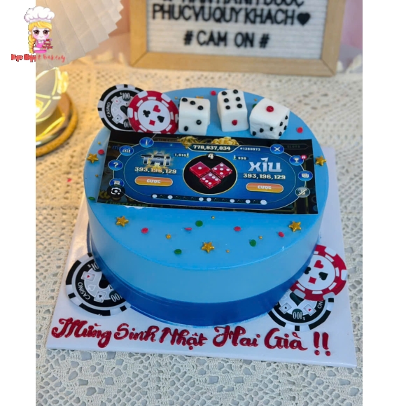 Bánh kem cờ bạc hot 2025