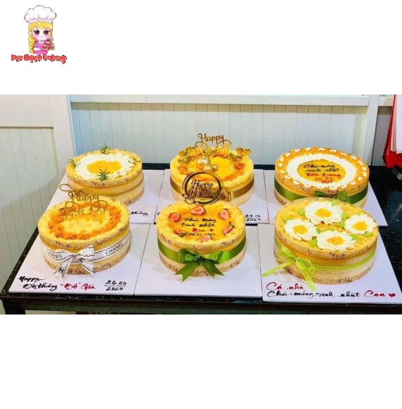 Tổng hợp những mẫu bánh bông lan trứng muối ngon