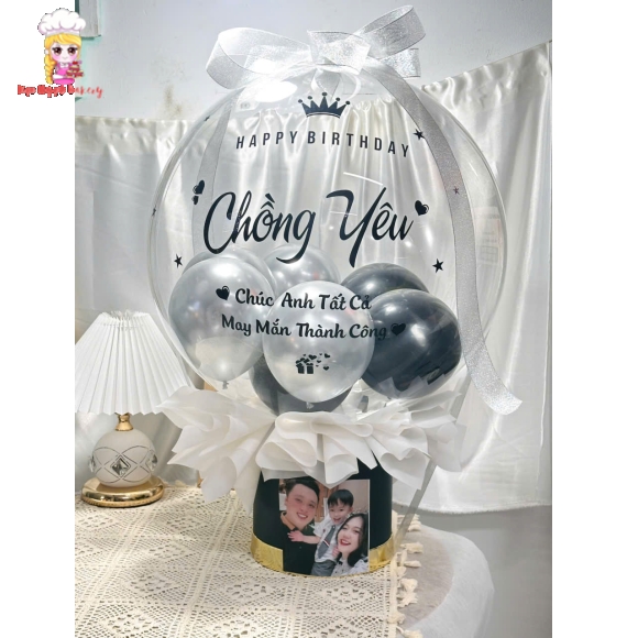 Bóng bay rút tiền dành cho chồng yêu