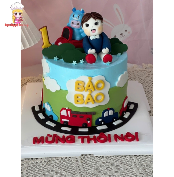 Bánh kem thôi nôi dành cho bé trai ở tân phú