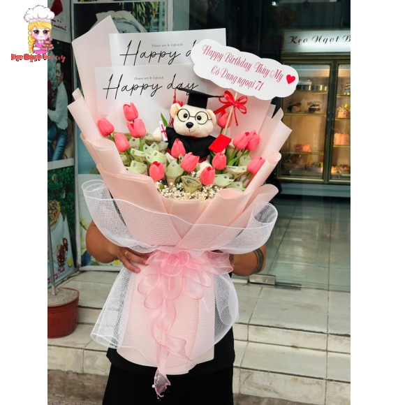 Hoa tiền mừng tốt nghiệp
