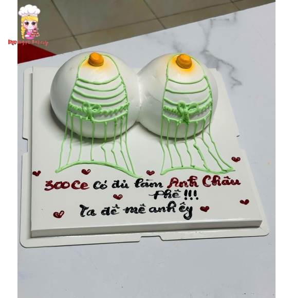 Bánh Kem cặp zú