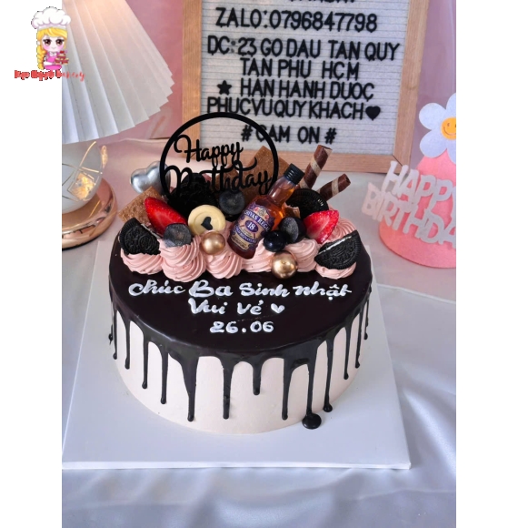 Mẫu bánh kem tặng ba