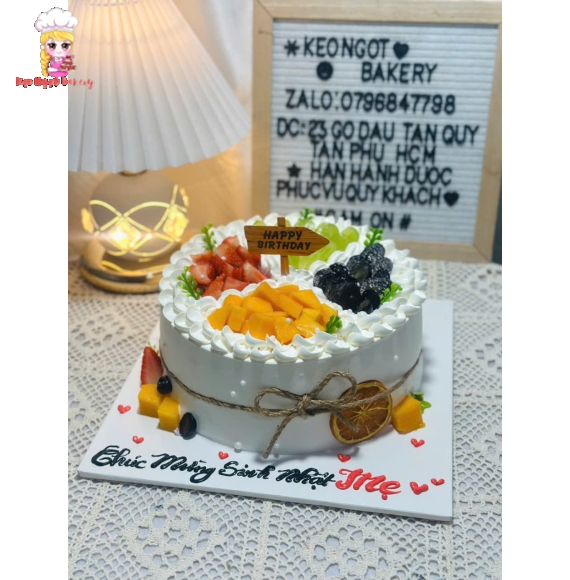 Mẫu bánh kem tặng mẹ yêu