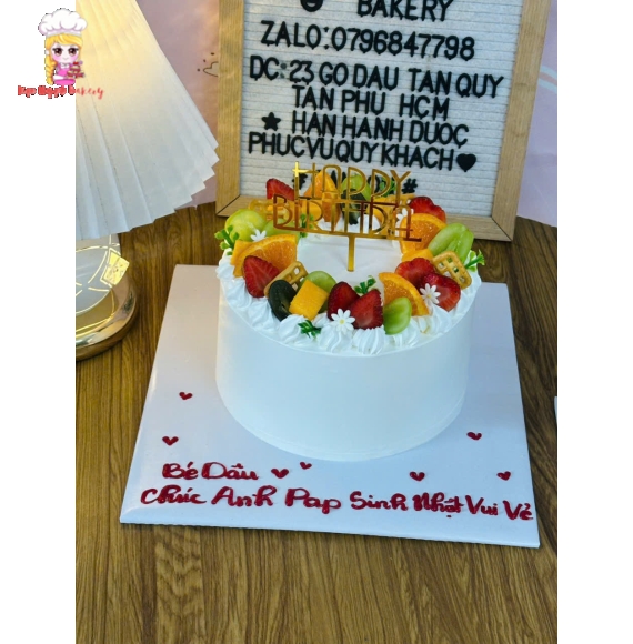 Mẫu bánh kem tặng anh yêu mừng sinh nhật