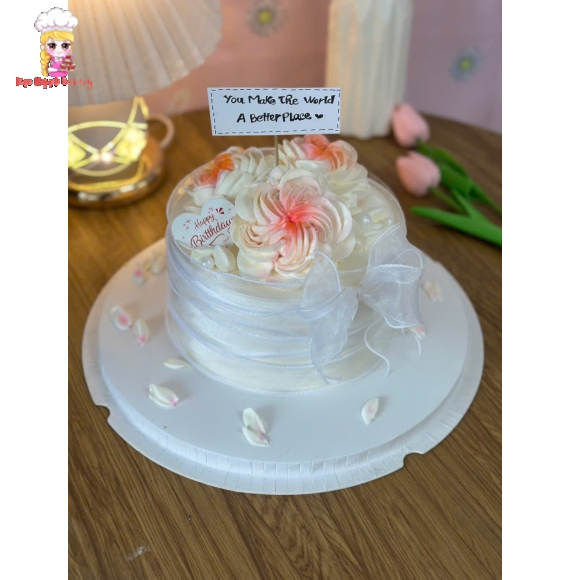 Bánh kem bắt hoa hot tại Kẹo Ngọt
