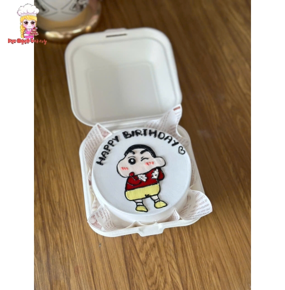Bánh kem hình cu shin