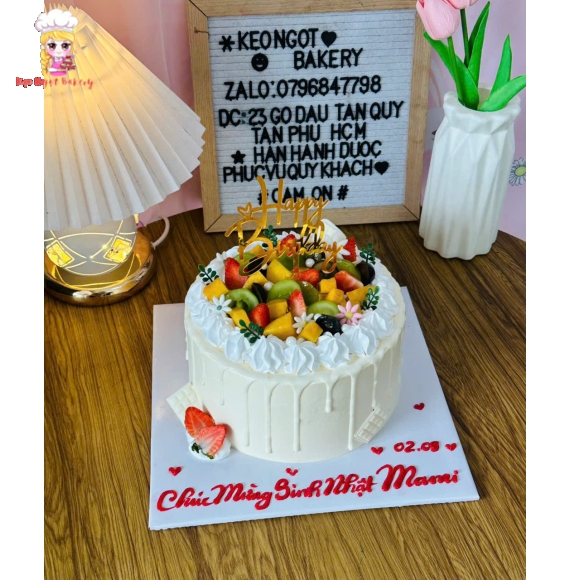 Bánh kem tặng cho mẹ yêu
