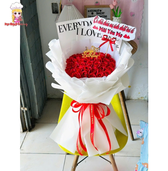 Bó hoa sáp tặng ngày lễ